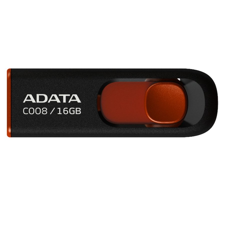 ADATA USB 2.0 C008 black    16GB AC008-16G-RKD #1