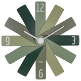 TFA Clock in the box green Wall Clock #1