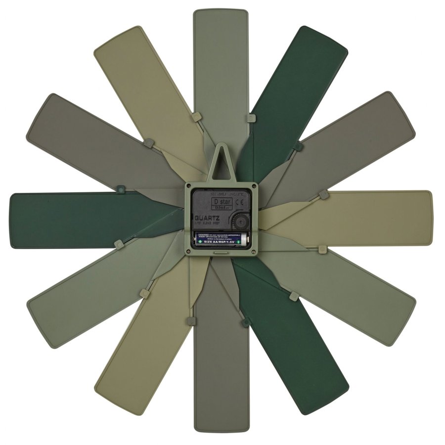TFA Clock in the box green Wall Clock #4