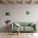 TFA Clock in the box green Wall Clock #8