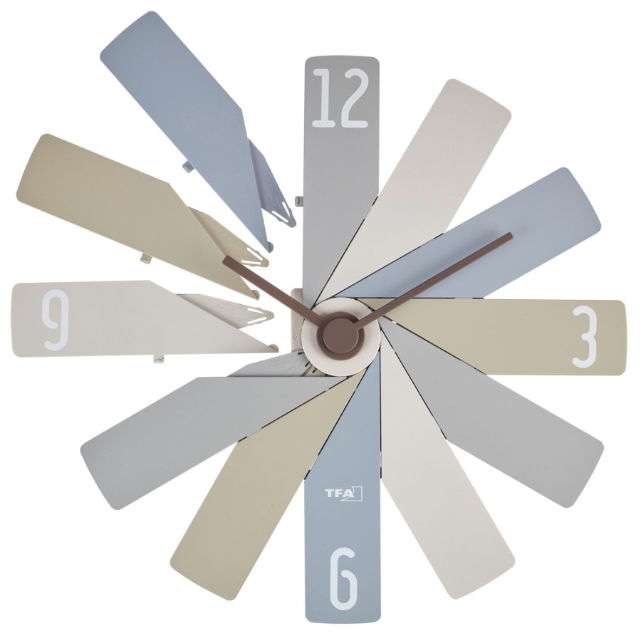 TFA Clock in the box  bunt Wall Clock #5