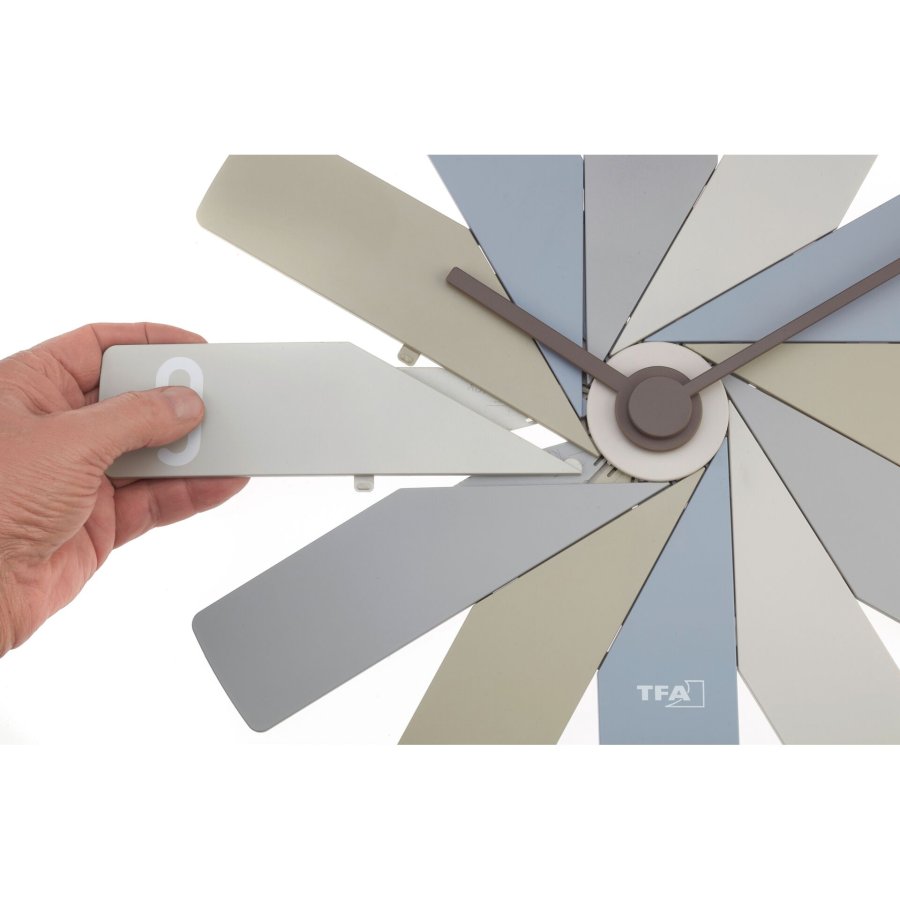 TFA Clock in the box  bunt Wall Clock #6