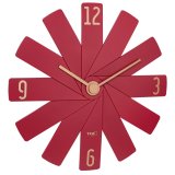 TFA Clock in the box red Wall Clock #2