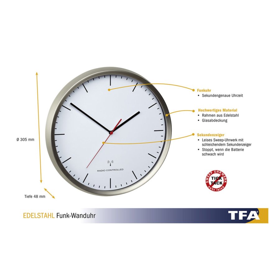 TFA 60.3521.02 Frame Stainless Steel #2