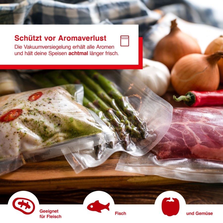 Solis Vac Bags 20x30cm 50 Beutel Vakuumierbeutel #3