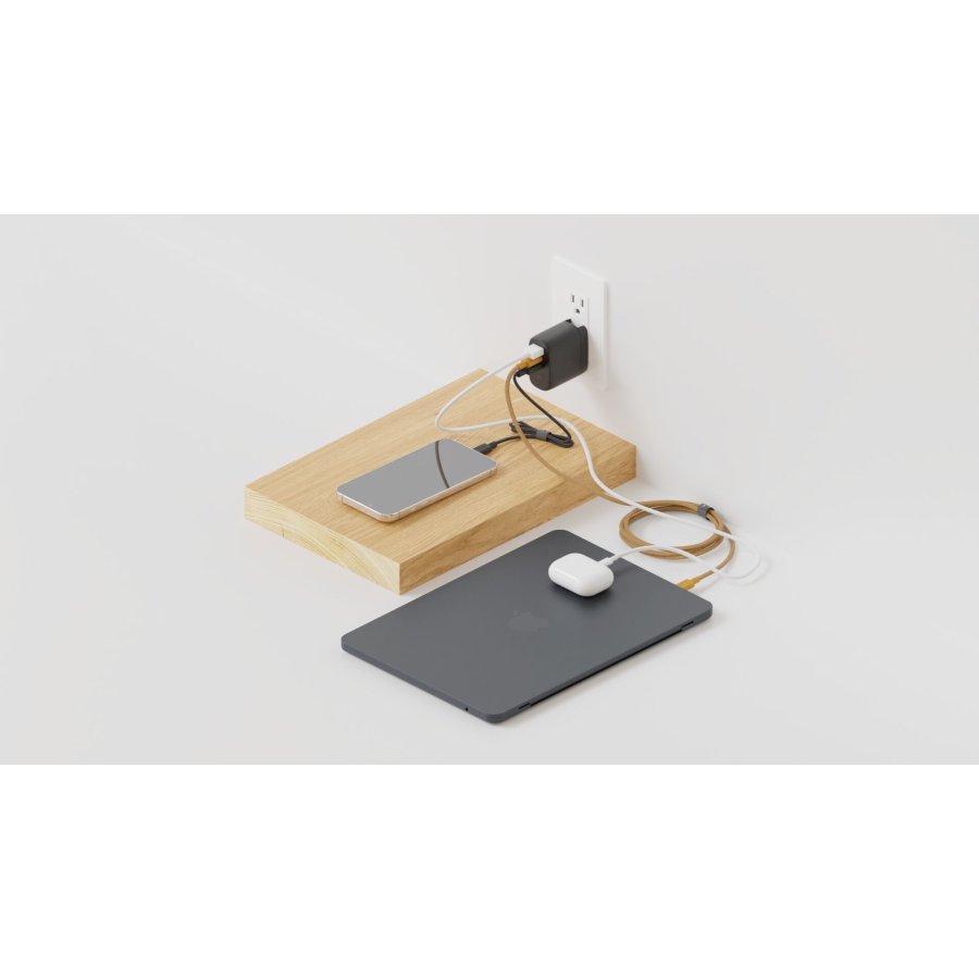 Native Union 67W USB-C PD 3-Port Fast GaN Wall Charger Black #10