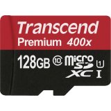 Transcend microSDXC        128GB Class 10 UHS-I 400x + SD Adapter #1