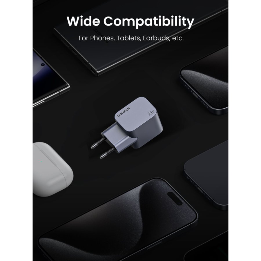 UGREEN Nexode Pro 30W USB-C GaN Fast Charger EU grey #10