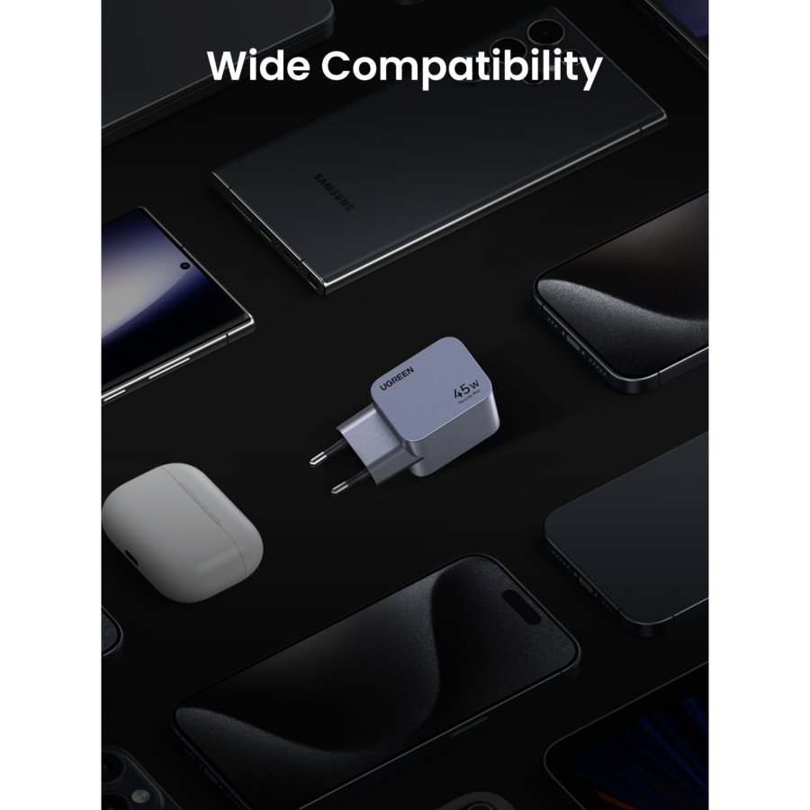 UGREEN Nexode Pro 45W Dual USB-C GaN Fast Charger EU gray #10