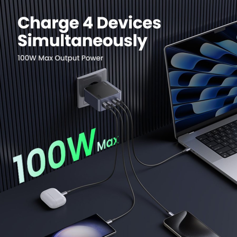 UGREEN Nexode S 100W 4-Port GaN Fast Charger EU gray #2