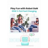 UGREEN Uno RG 65W 3-Port GaN Fast Charger pink blue #4