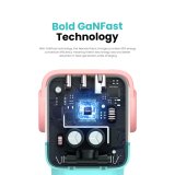 UGREEN Uno RG 65W 3-Port GaN Fast Charger pink blue #5