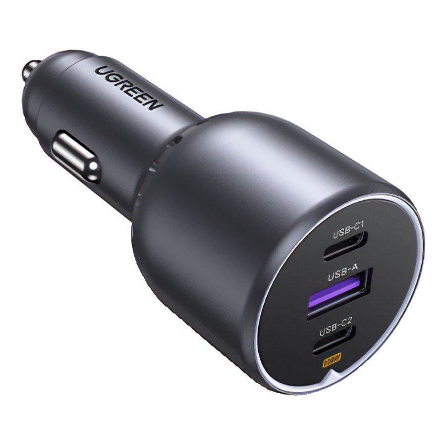 UGREEN 130W 3-Port Fast Car Char gray #1