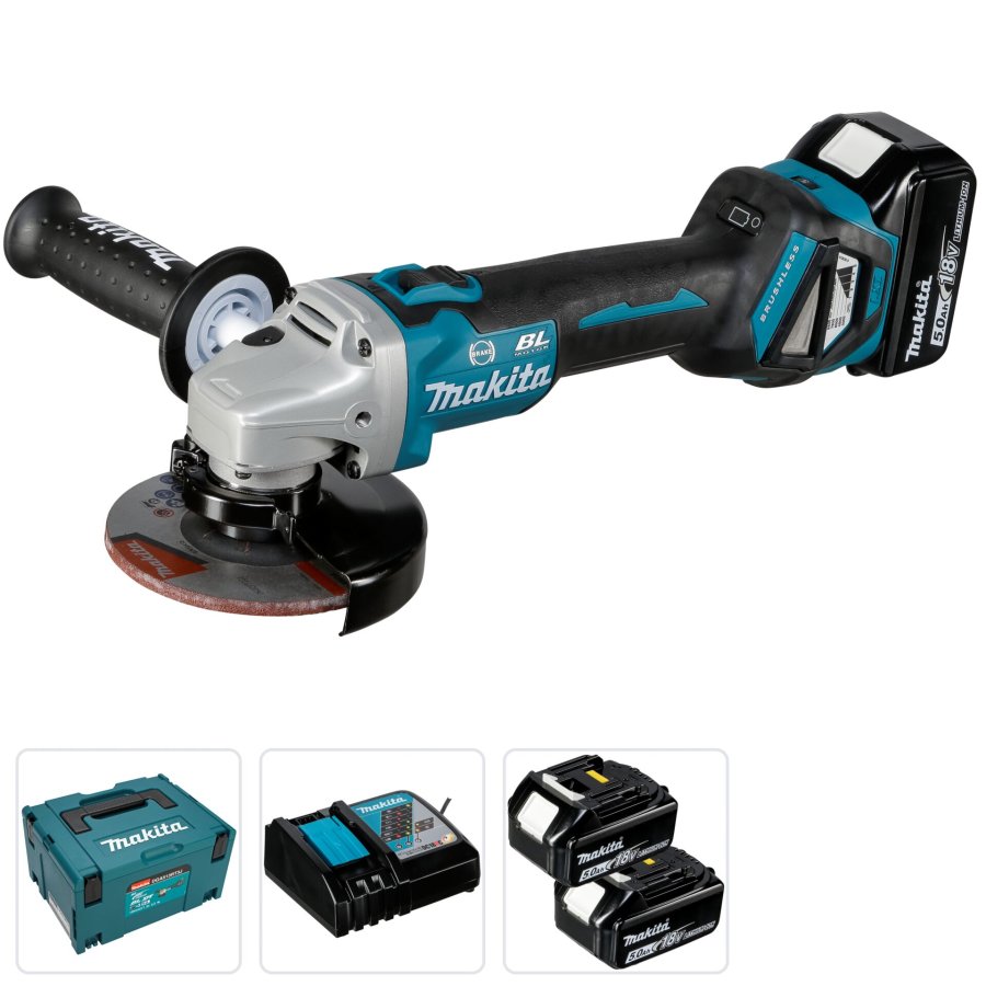 Makita DGA513RT3J Cordless Angle Grinder #1