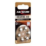 1x6 Ansmann Zinc-Air 312 (PR41) Hearing Aid Batteries #2