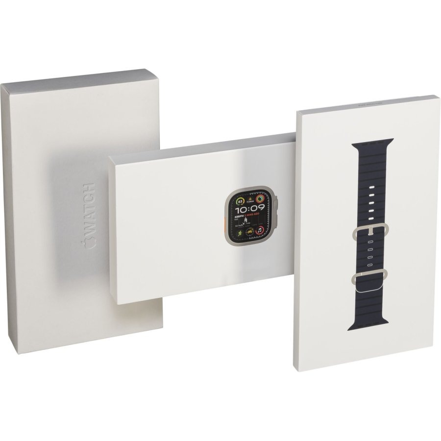 Apple Watch Ultra 2 49mm GPS+4G Titan Ocean Armband Natural/Navy #1