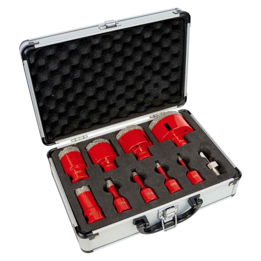 Holzmann DTBKS6-68 vacuum brazed diamond drill set #1