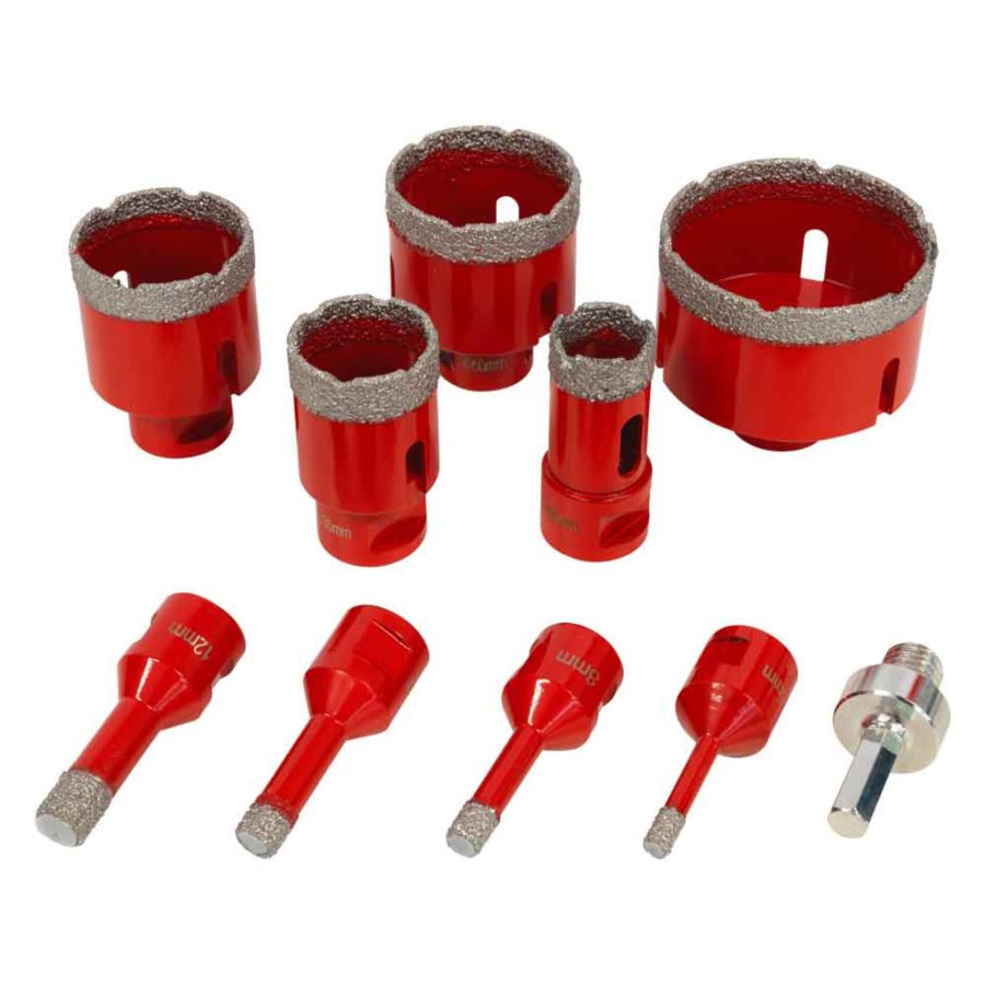 Holzmann DTBKS6-68 vacuum brazed diamond drill set #6