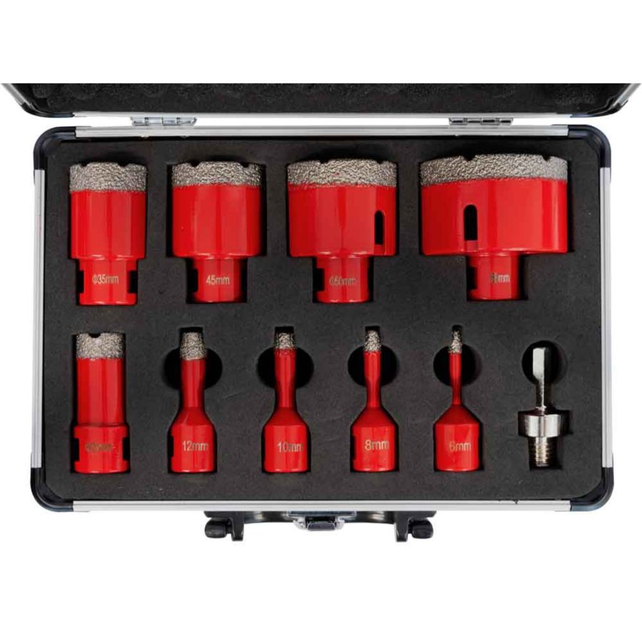 Holzmann DTBKS6-68 vacuum brazed diamond drill set #7