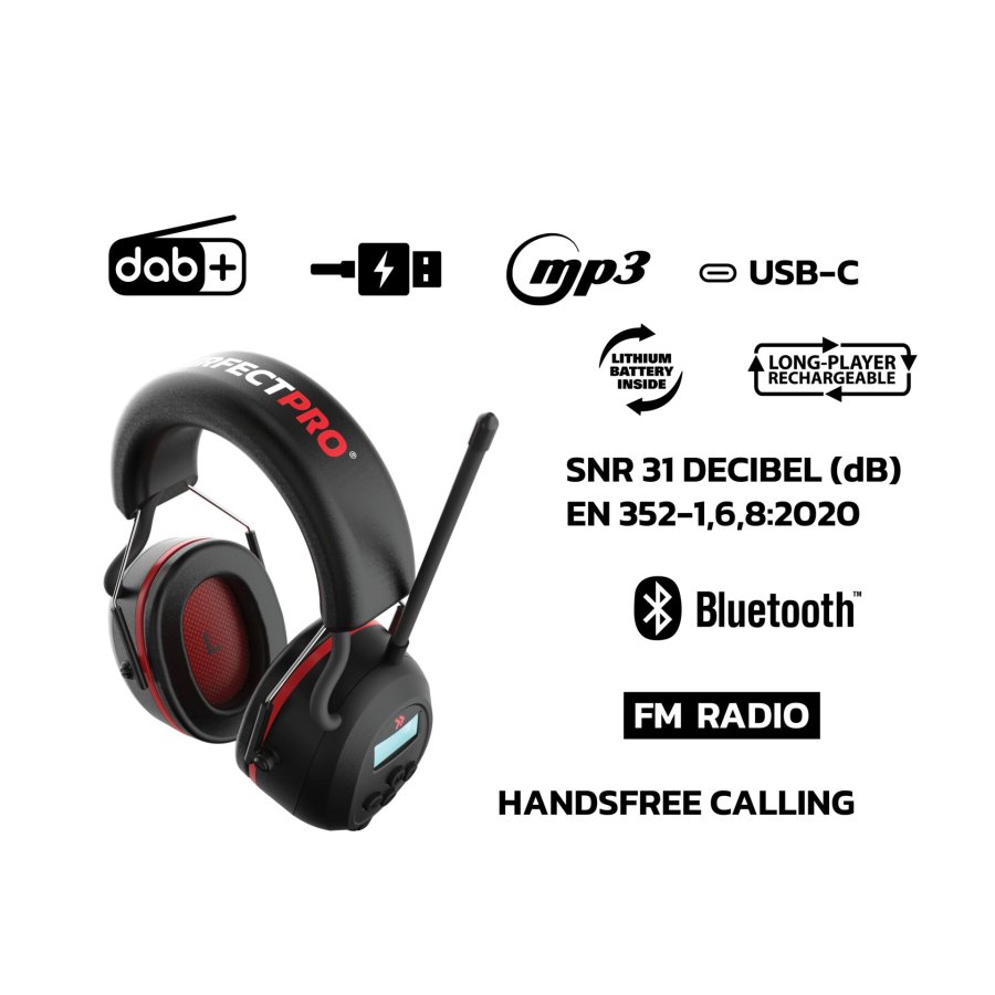 PerfectPro H-40 Earprotection Baustellen-Kopfhörer #7