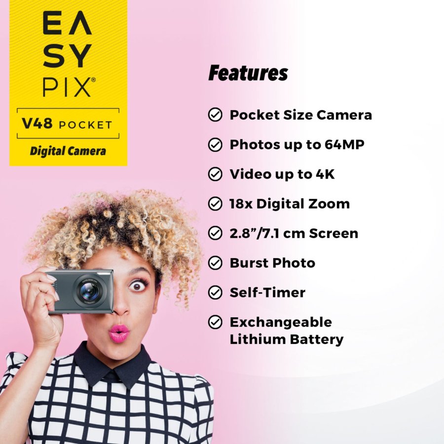 Easypix V48 Pocket anthracite #9