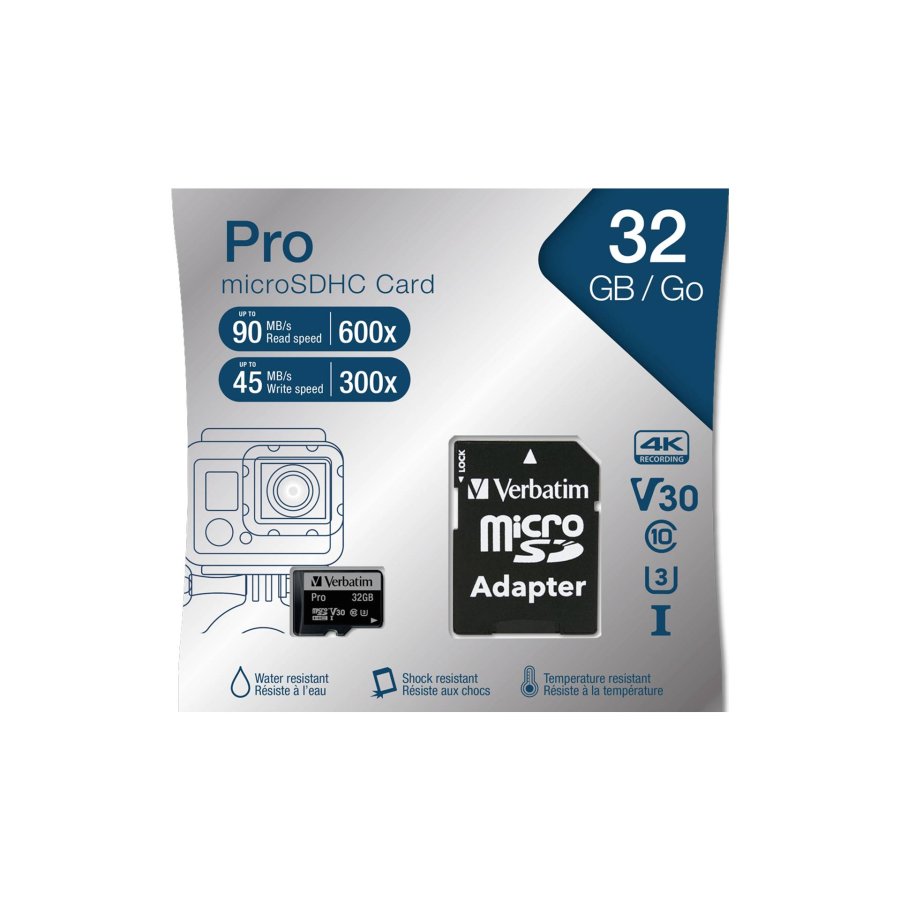 Verbatim microSDHC Pro      32GB Class 10 UHS-I incl Adapter #2