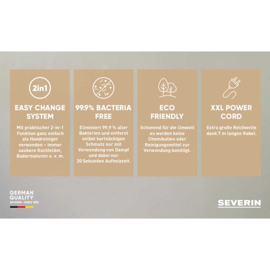Severin SC 7142 Dampfreiniger #14