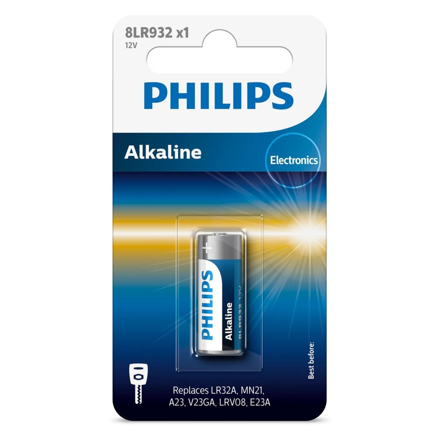 Philips Alkaline 8LR932 Spezialbatterie 12V 50mAh #1