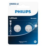 1x2 Philips Lithium 3.0V CR2032 Knopfzelle #1