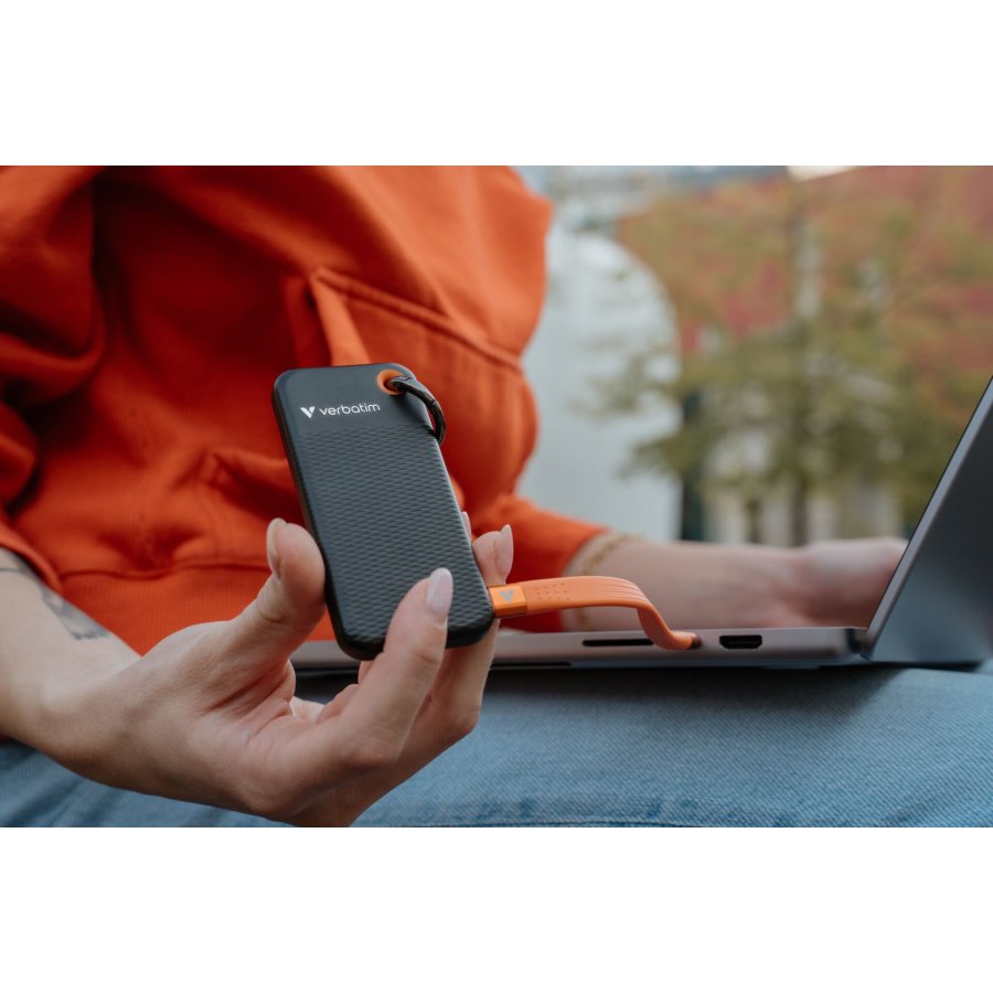 Verbatim Pocket SSD USB 3.2  1TB Black/Orange               32193 #9