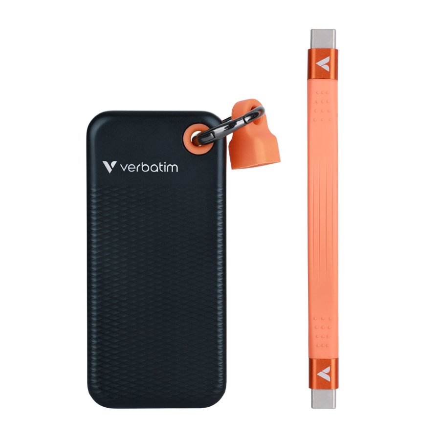 Verbatim Pocket SSD USB 3.2  2TB Black/Orange               32197 #3