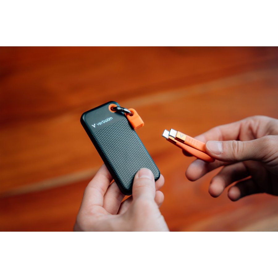 Verbatim Pocket SSD USB 3.2  2TB Black/Orange               32197 #5