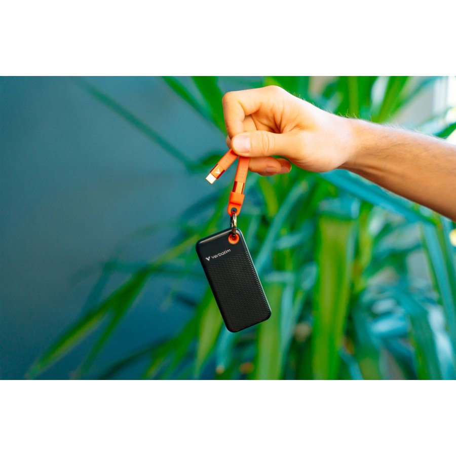 Verbatim Pocket SSD USB 3.2  2TB Black/Orange               32197 #6
