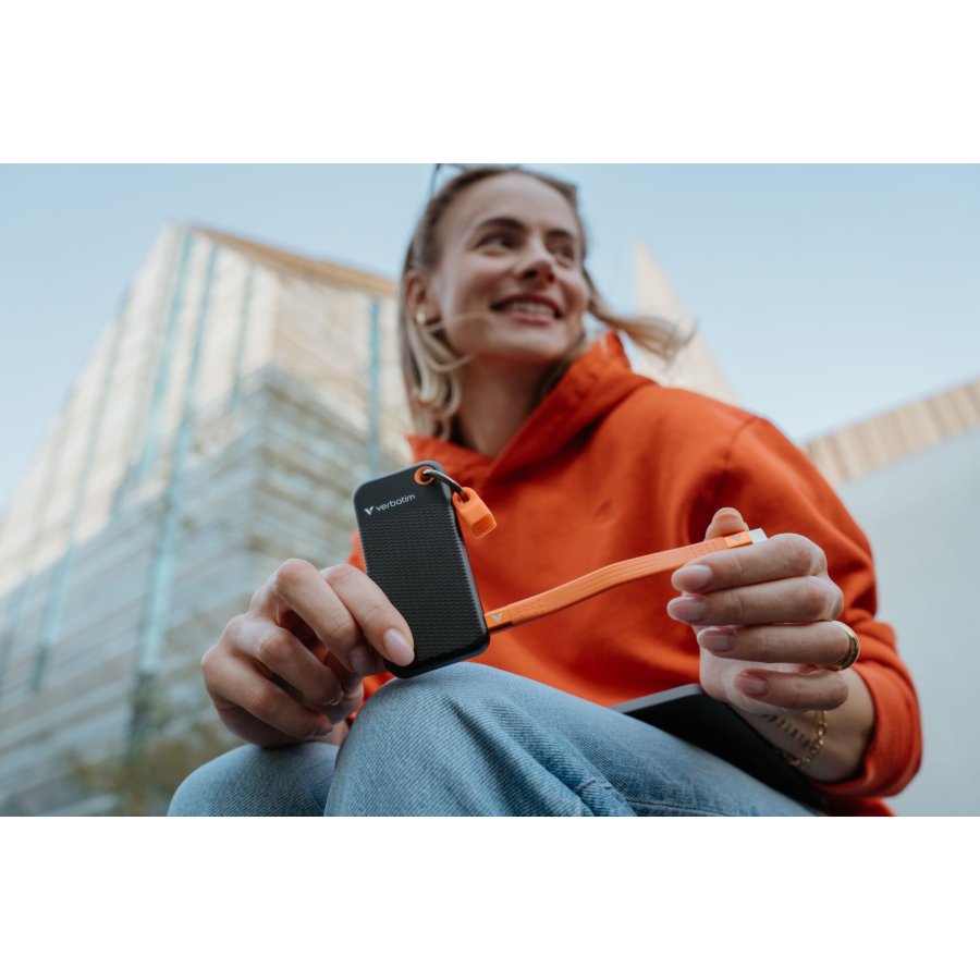 Verbatim Pocket SSD USB 3.2  2TB Black/Orange               32197 #7