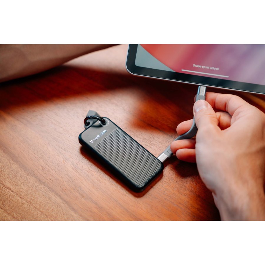 Verbatim Pocket SSD USB 3.2  2TB Black/Grey                 32194 #7