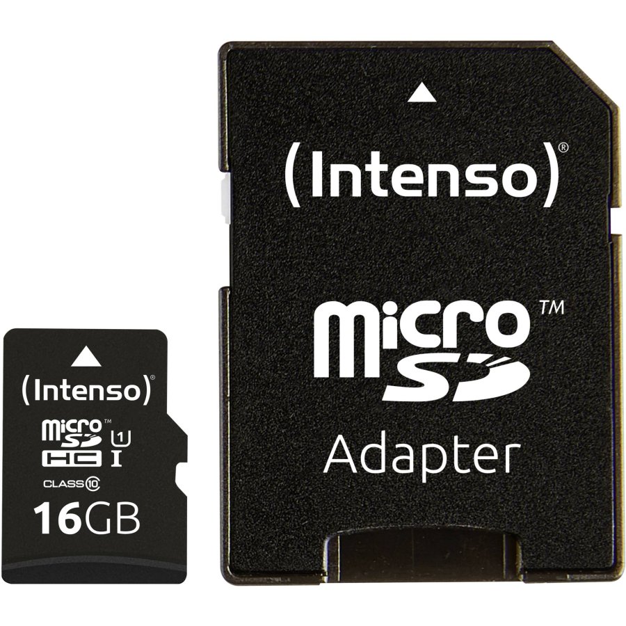 Intenso microSDHC Card      16GB C10 UHS-I Premium with Adapter #1