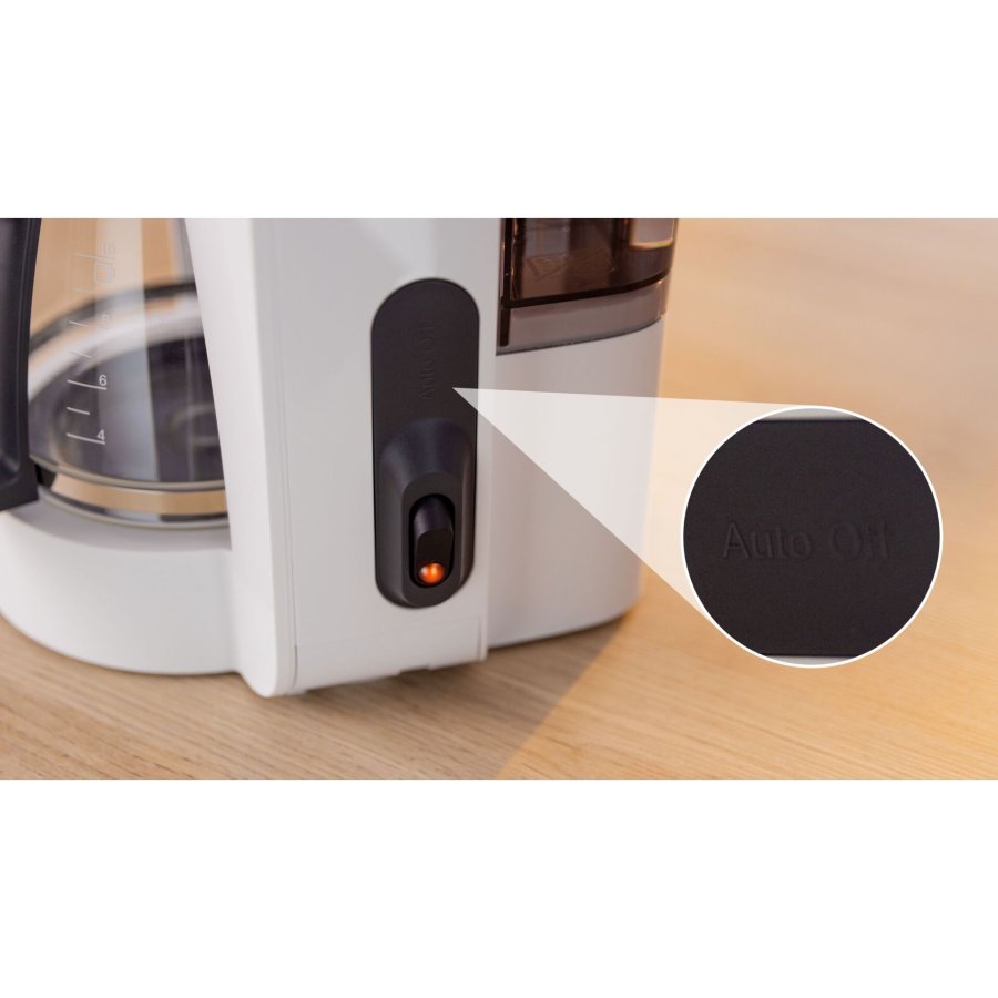 Kaffebryggare TKA2M111 Vit  1200Watt Avtagbar tank #5