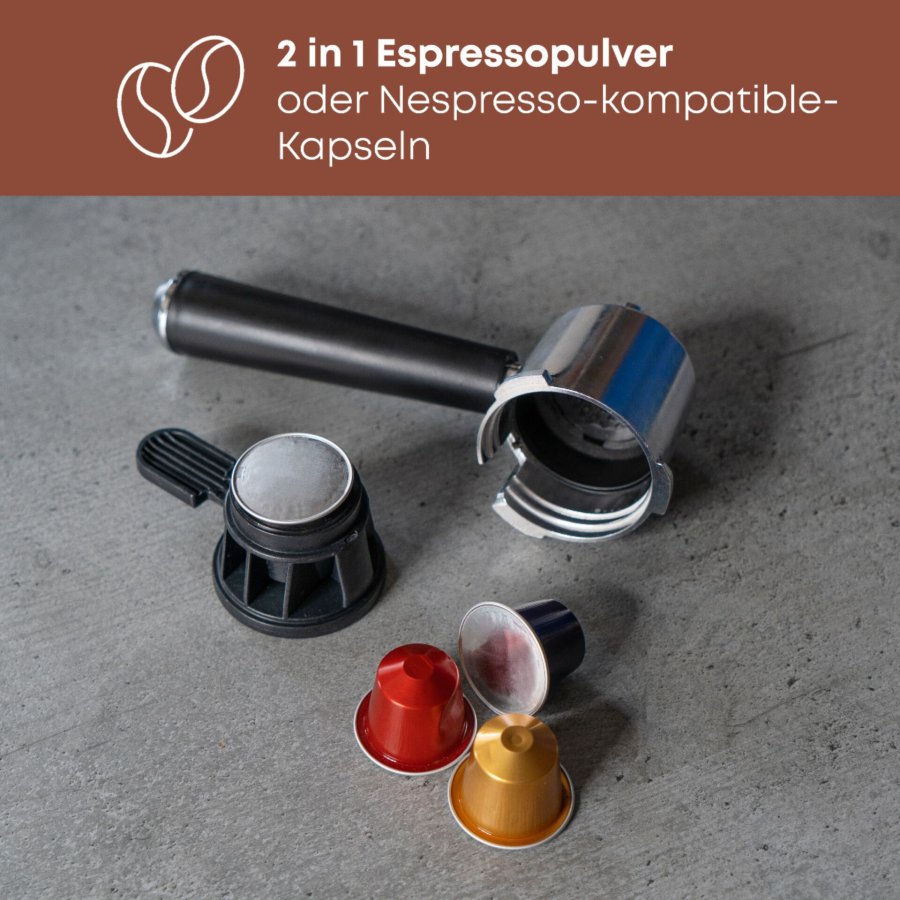 Proficook PC-ES-KA 1266 Siebträger und Kapsel #2