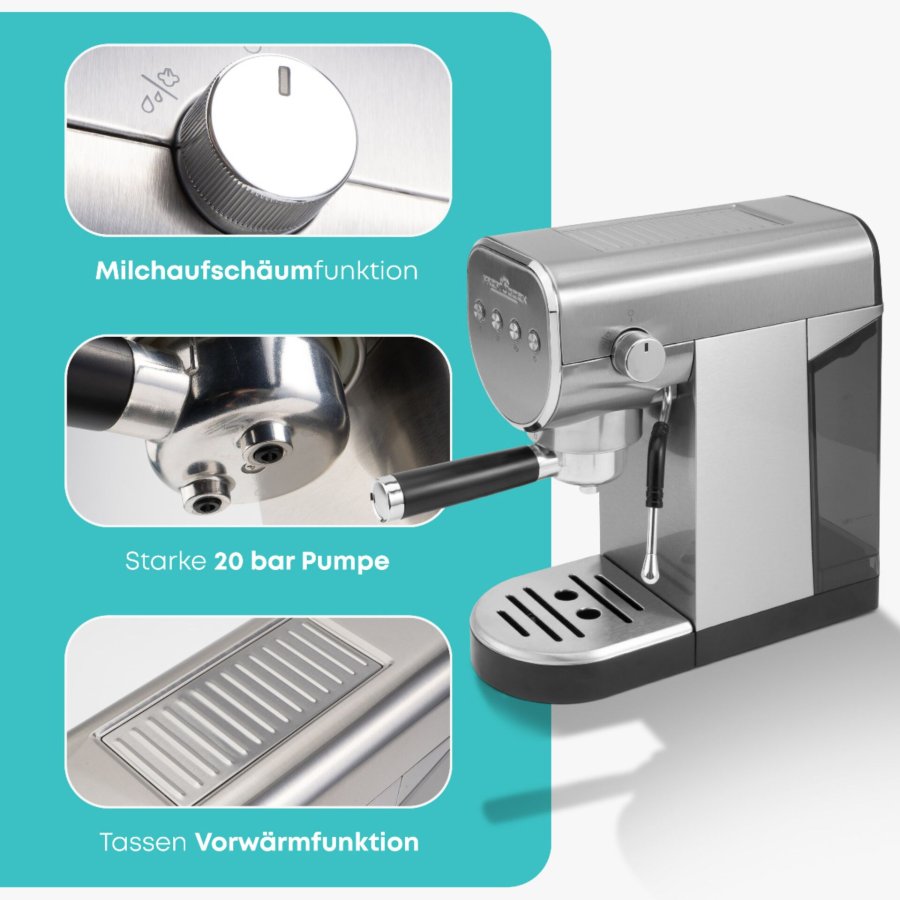 Proficook PC-ES-KA 1265 Siebträger und Kapsel #7