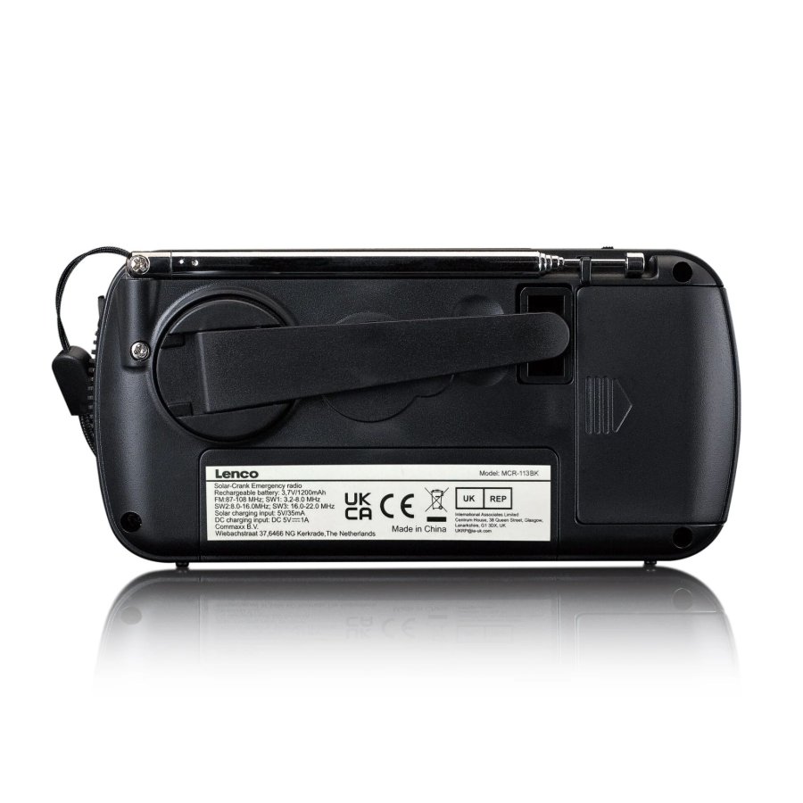 Lenco MCR-113BK Solar black #6