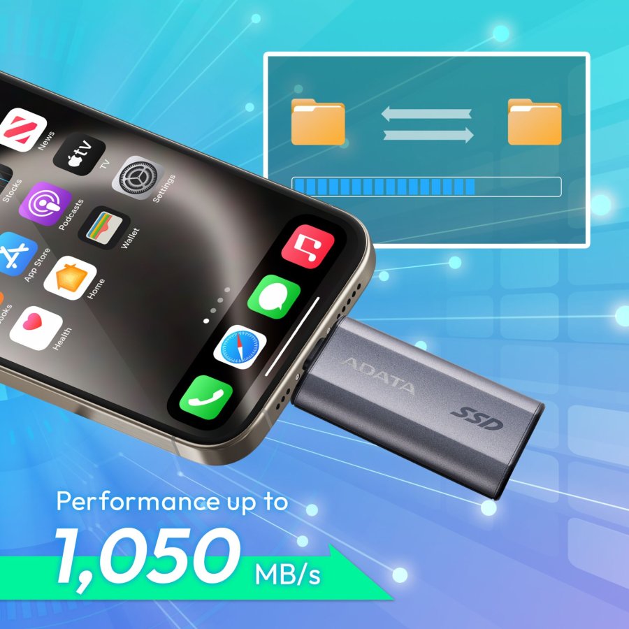 ADATA Externe SSD SC750    500GB Plug&Go Silver 1050/1000 #12