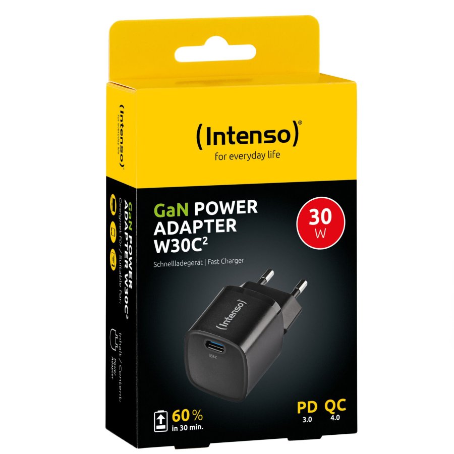 Intenso Power Adapter W30C² GaN black 1x USB-C 30W #2