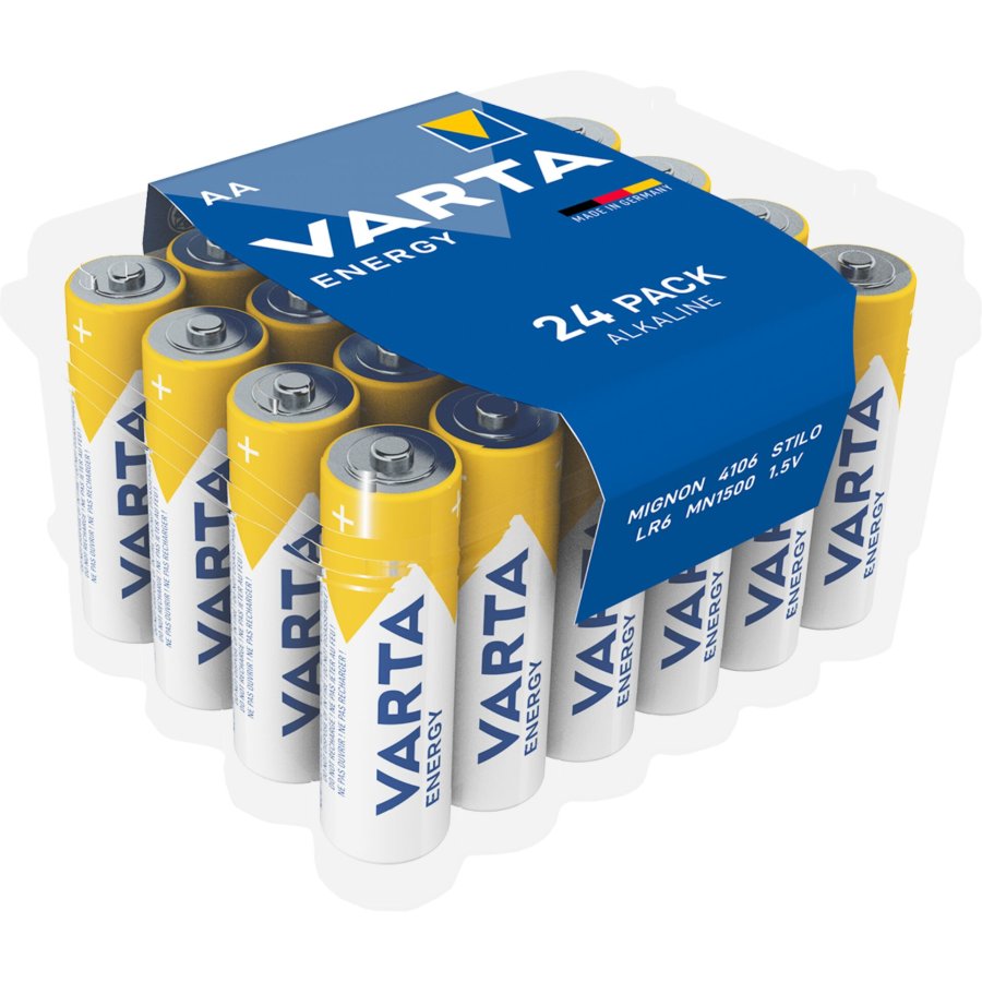 1x24 Varta Energy Mignon AA LR 06 Promotion Box #1