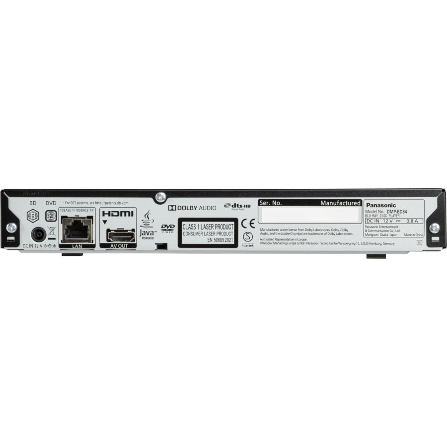 Panasonic DMP-BD84EG-K #3