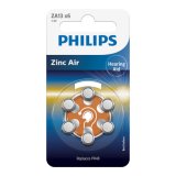1x6 Philips Zinc-Air PR48 / 13 Hörgeräte Batterie #1