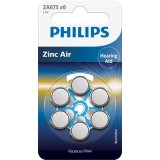 1x6 Philips Zinc-Air PR44 / 675 Hörgeräte Batterie #1