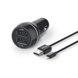 Philips Dual Car Charger 15W mit Apple Lightning Kabel MFI #1