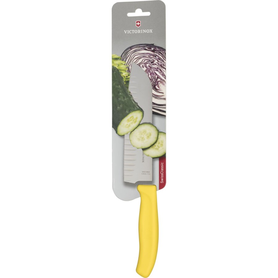 Victorinox Swiss Classic Santokumesser 17cm gelb #1