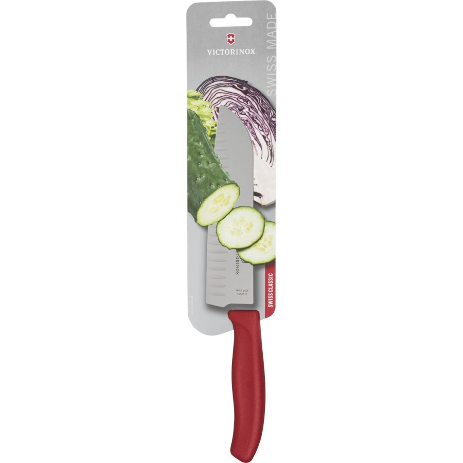 Victorinox Swiss Classic Santokumesser 17cm rot #1