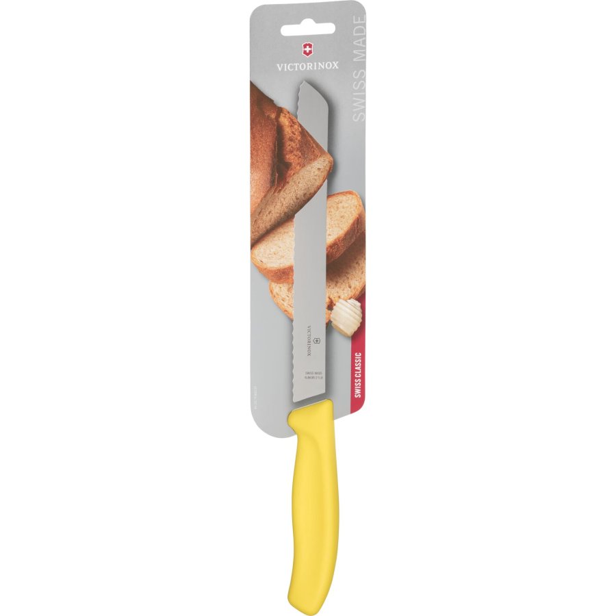 Victorinox Brotmesser 21cm gelb Wellenschliff #1